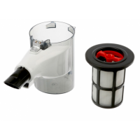 Контейнер для сбора пыли для беспроводного пылесоса, белый/черный, в, сборе с фильтром Bosch 11026730