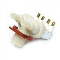 Электроклапан 2Wx90 пластиковый крепеж Whirlpool 481981729327 C00375212 